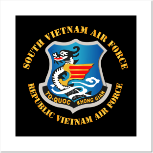 South Vietnam Air Force w Txt Posters and Art